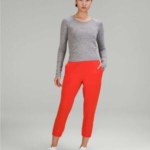 Lululemon Adapted State Crop Joggers Solar Orange 6